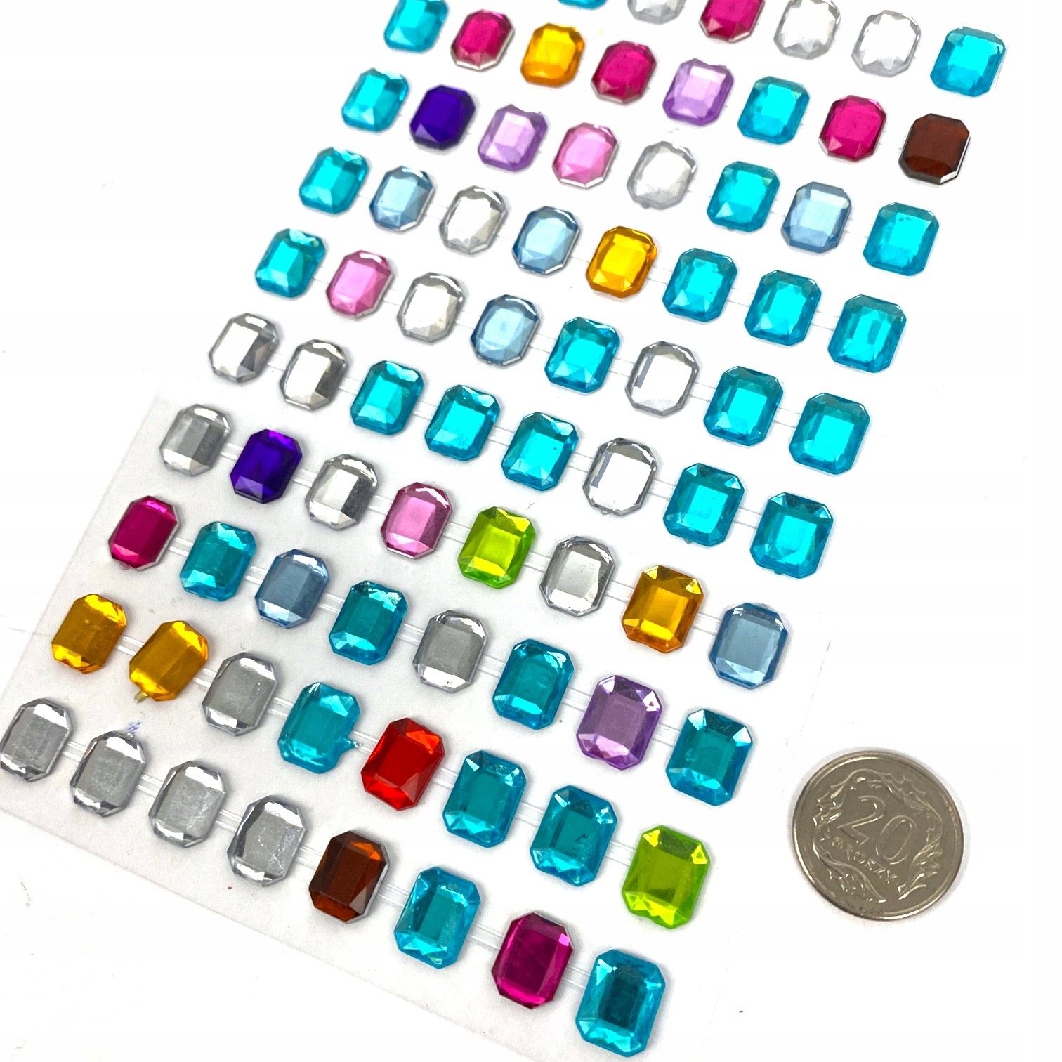 NAKLEJKI SAMOPRZYLEPNE DIAMENCIKI CYRKONIE DIY Marka SquishySquishies