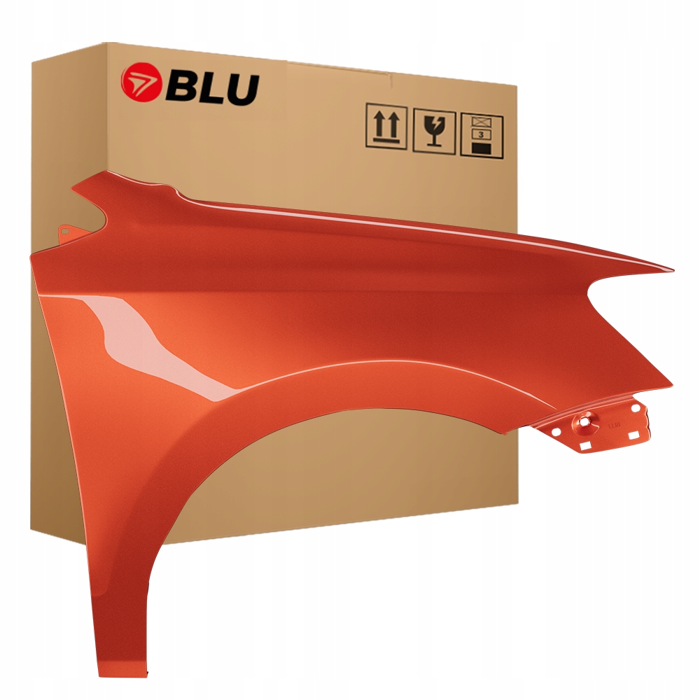 Blu Blatník Vw Polo 6R V 5 LD2Z pravý oranžový 09-17 přední HotOrange