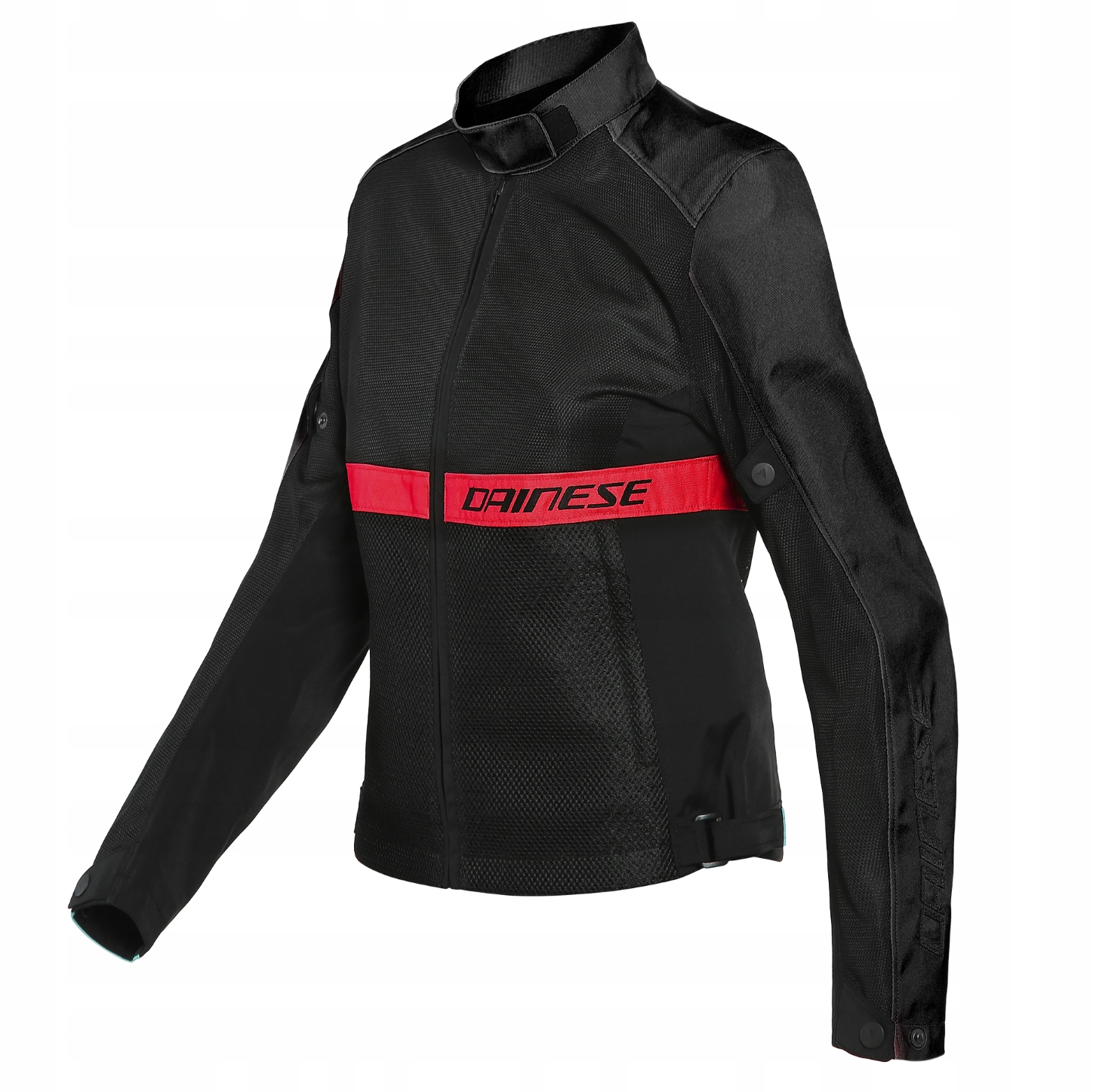 Dámska textilná bunda Dainese Ribelle Air Lady Tex Čierna/Červená 48