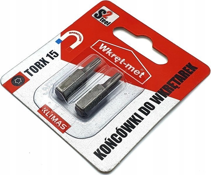 

Końcówki do wkrętarki bity bit Torx Tx 15 2 szt.