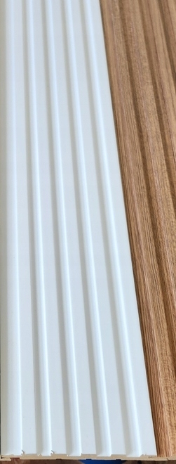 Panele ścienne Gotowe LAMELE 3D Lamel AGT S BIAŁE Jednostka sprzedaży paczka