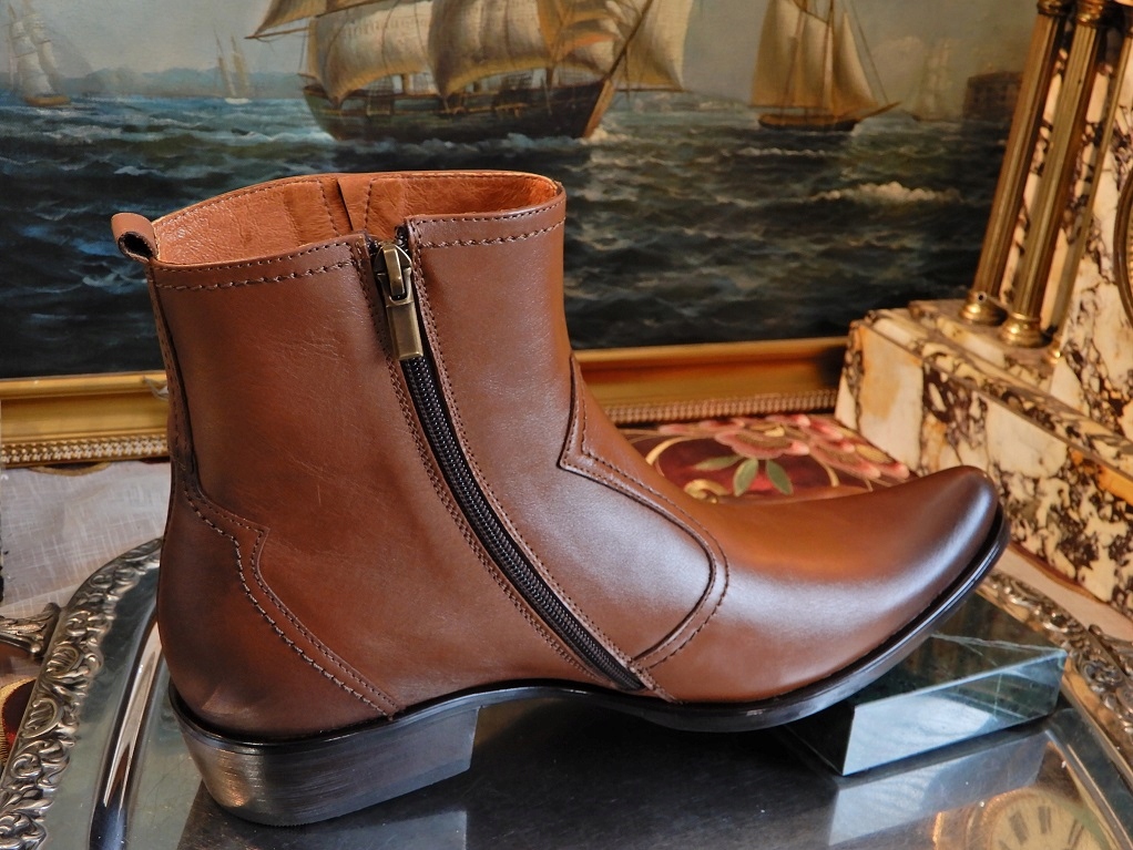 KOWBOJKI MĘSKIE SKÓRA CAŁOROCZNE CZOPER 40 bb Marka inna