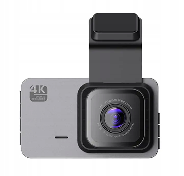 Kamera samochodowa z podstawą magnetyczną GPS 4K Dashcam Prz