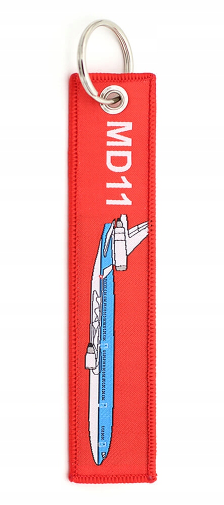 

Samolot Douglas MD-11 tkany brelok Rbf
