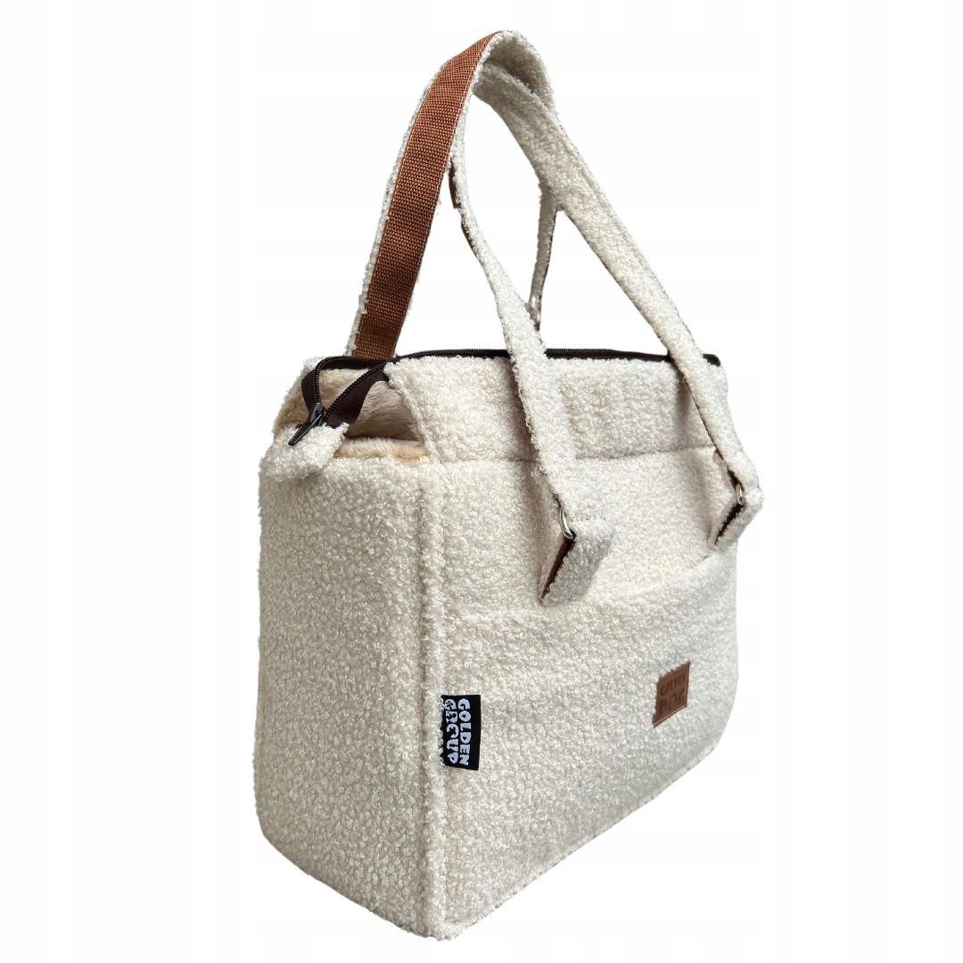 Levně Přepravka Boucle pro psa do auta, nosítko, taška přes rameno zapínání