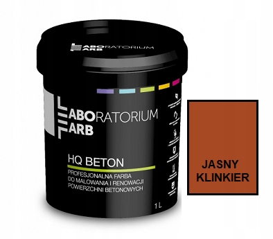 HQ FARBA DO BETONU POSADZKI JASNY KLINKIER 10L