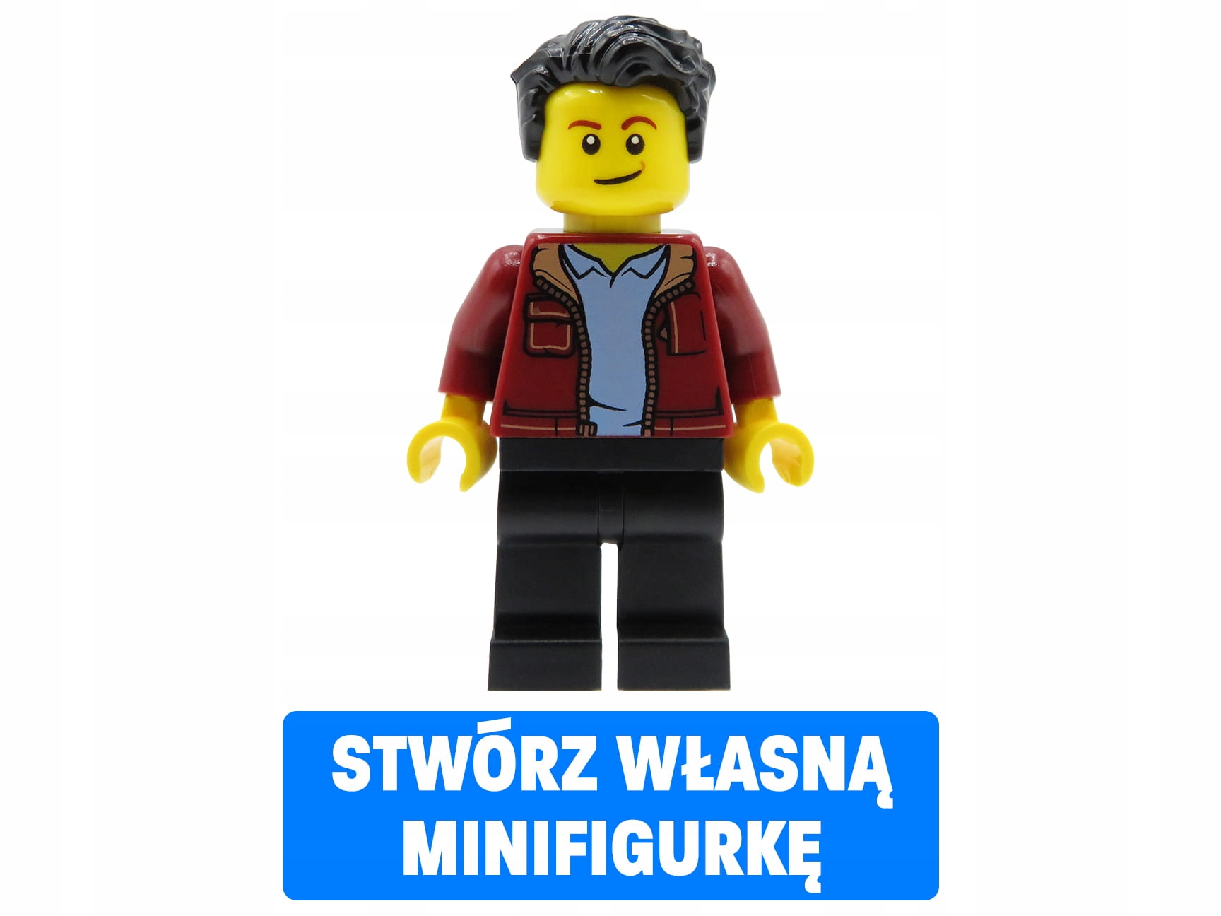 

Tata personalizowana figurka z części Lego