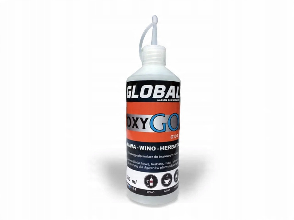 

Global OxyGo G102 0.5L Czyszczenie kawa, herbata