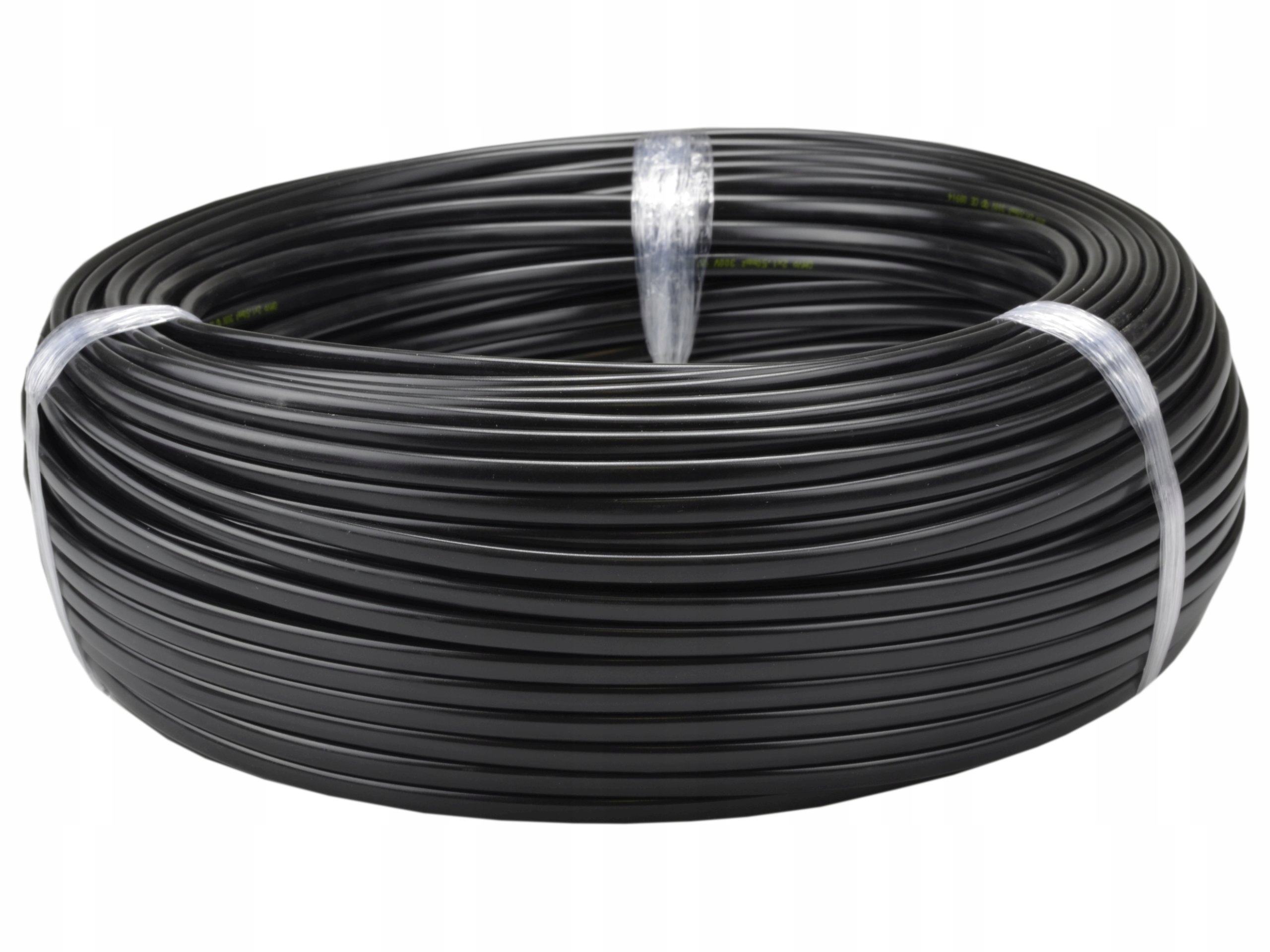 Kabel przewód OMYp 2x1 czarny linka płaski 100m