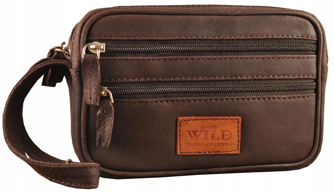 

skórzana Saszetka męska -always Wild- No3