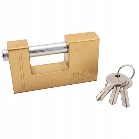 Kłódka sztabowa 70mm mosiężna Marka XL-Tools