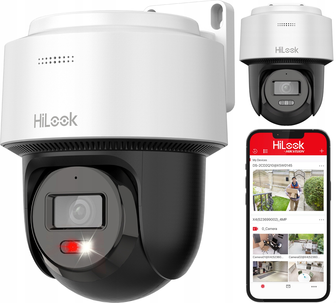 Full Hd 1080p Pan Ip kamera Hikvision Autotracking Hybridní světlo Audio