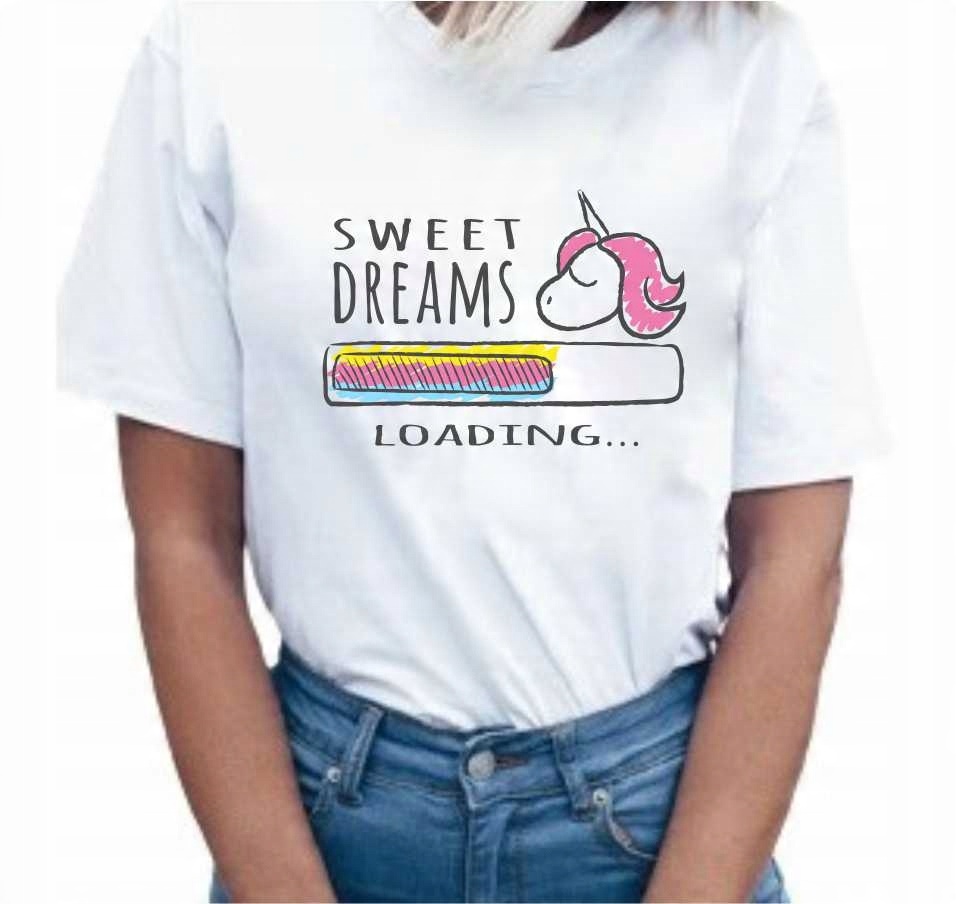 

Koszulka damska z nadrukiem bawełniana T-shirt XXL