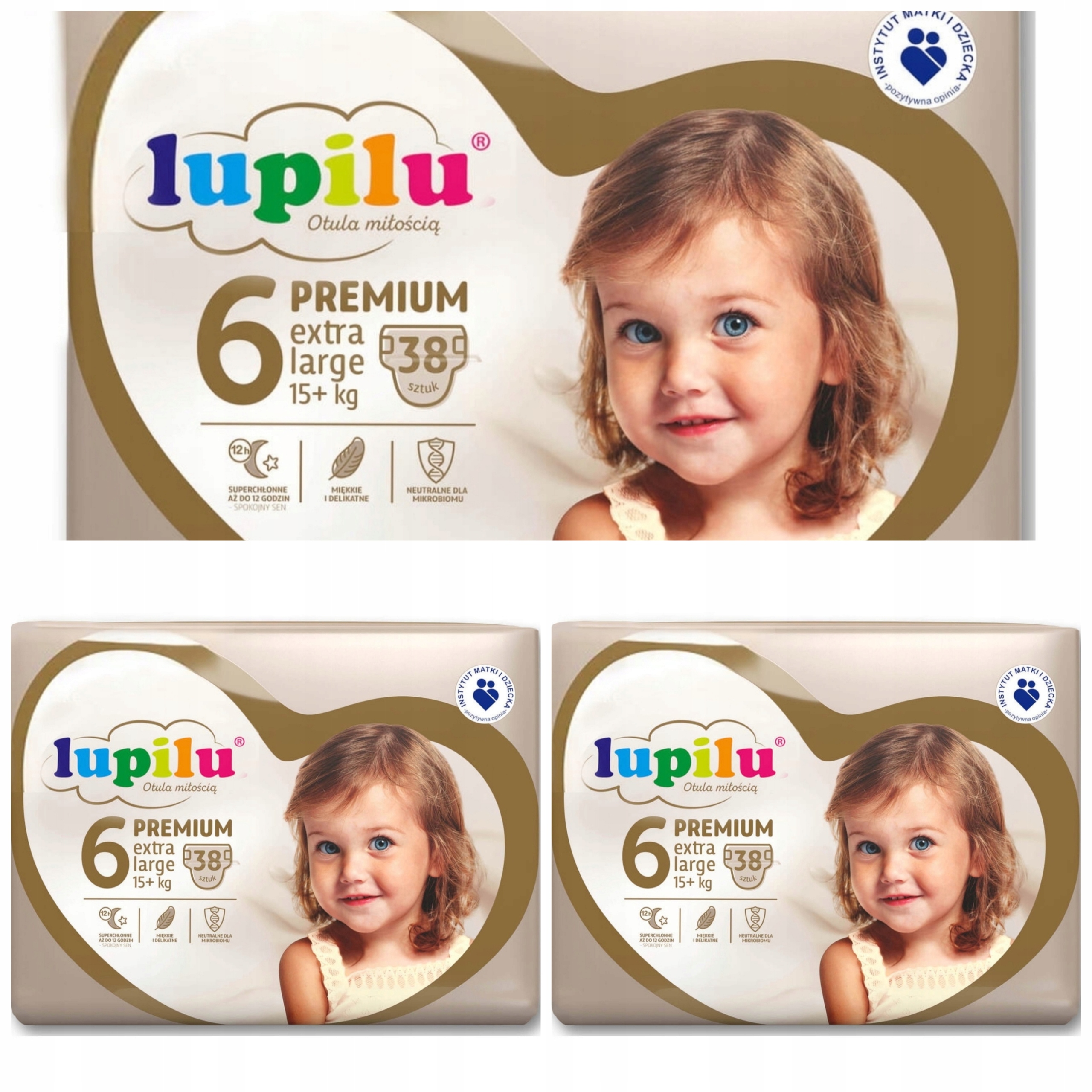 Lupilu Pieluchy Premium 6 Ekstra Large 15+kg 152sz