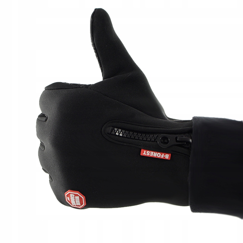 RĘKAWICZKI SPORTOWE DOTYKOWE DO SMARTFONÓW CZARNE Kolor czarny