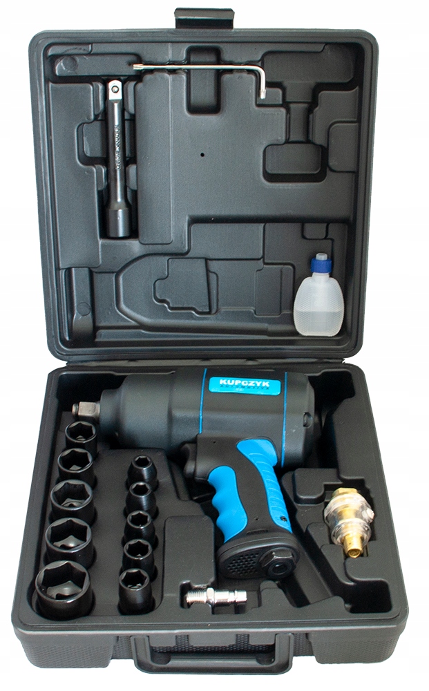 Ударный гайковерт Kupczyk 1/2 KPK-1500 с насадками x10