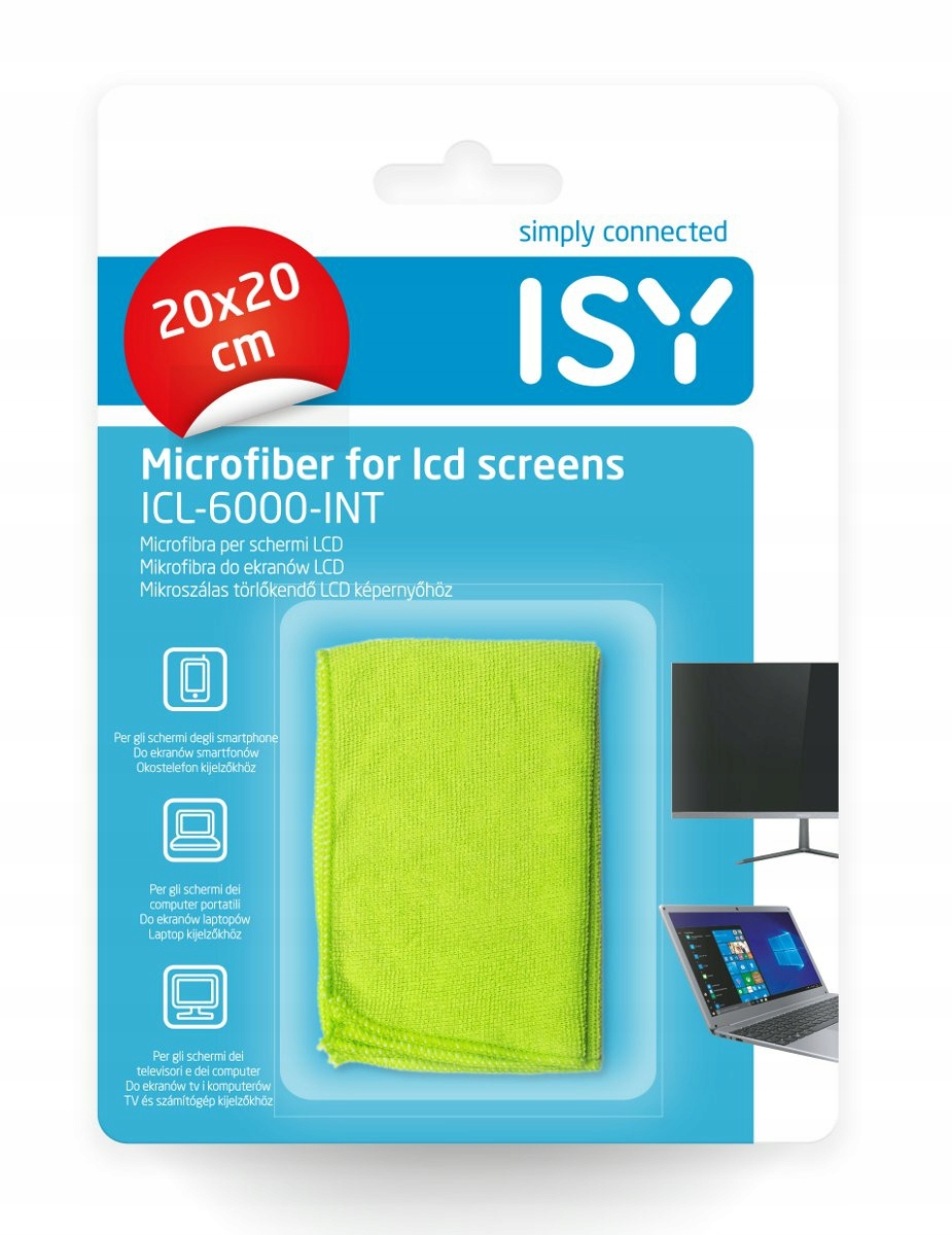 

Ściereczka do czyszczenia ekranów Isy ICL-6000-INT