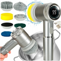 Elektrický čisticí kartáč na čištění 5v1 spár bazénu Led