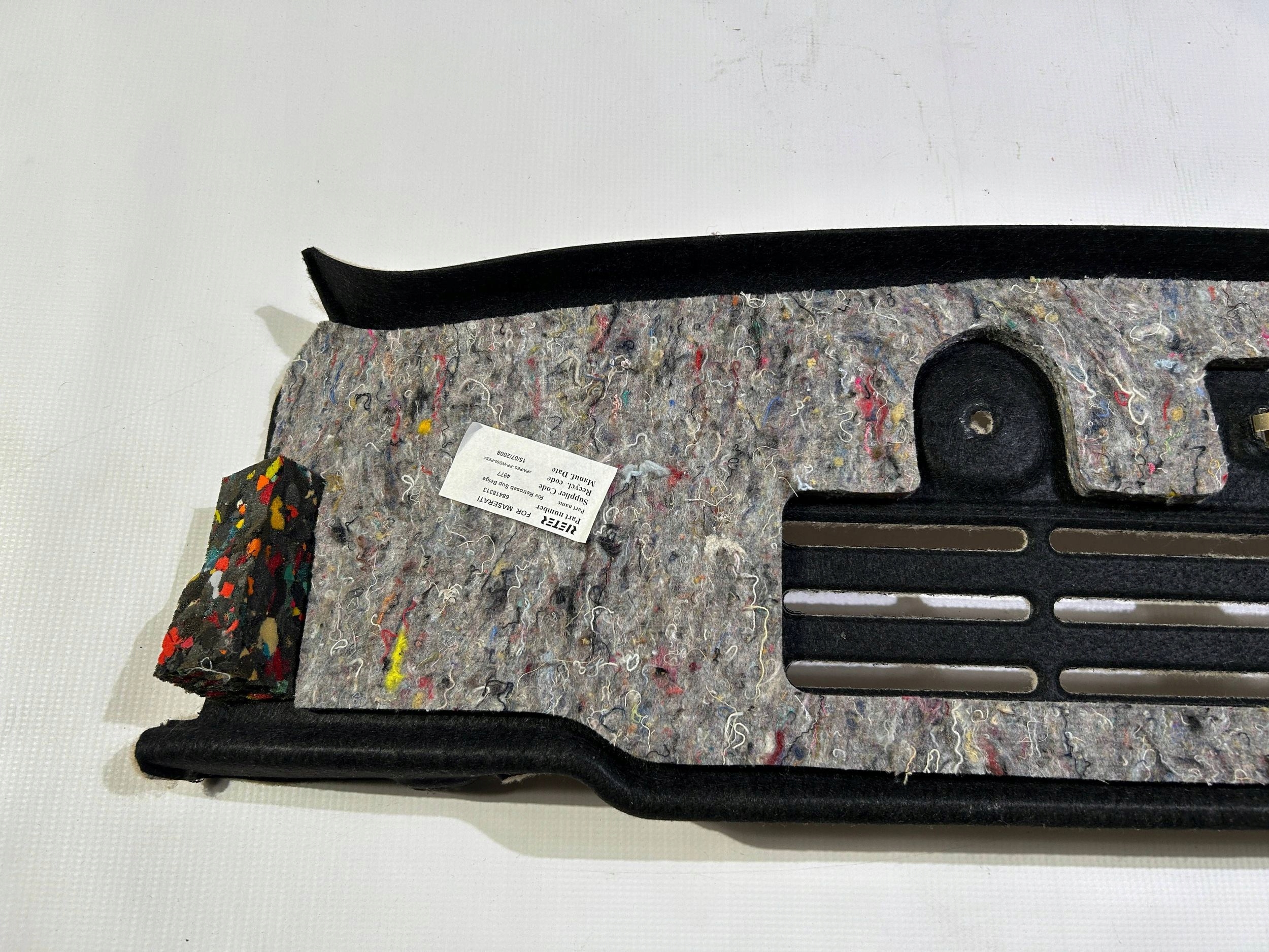 upper cover boot upholstery Maserati GranTurismo 2008