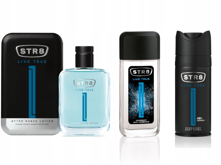 STR8 LIVE TRUE ZESTAW 3cz ASL100ml + DNS85ml + SPRAY150ml