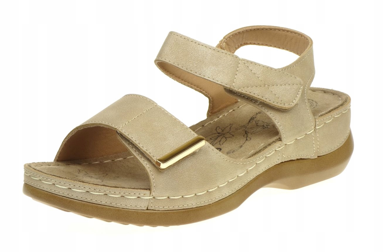 Dámské sandály Evento Lehké Pohodlné Koturn Řepy Soft Foam 41