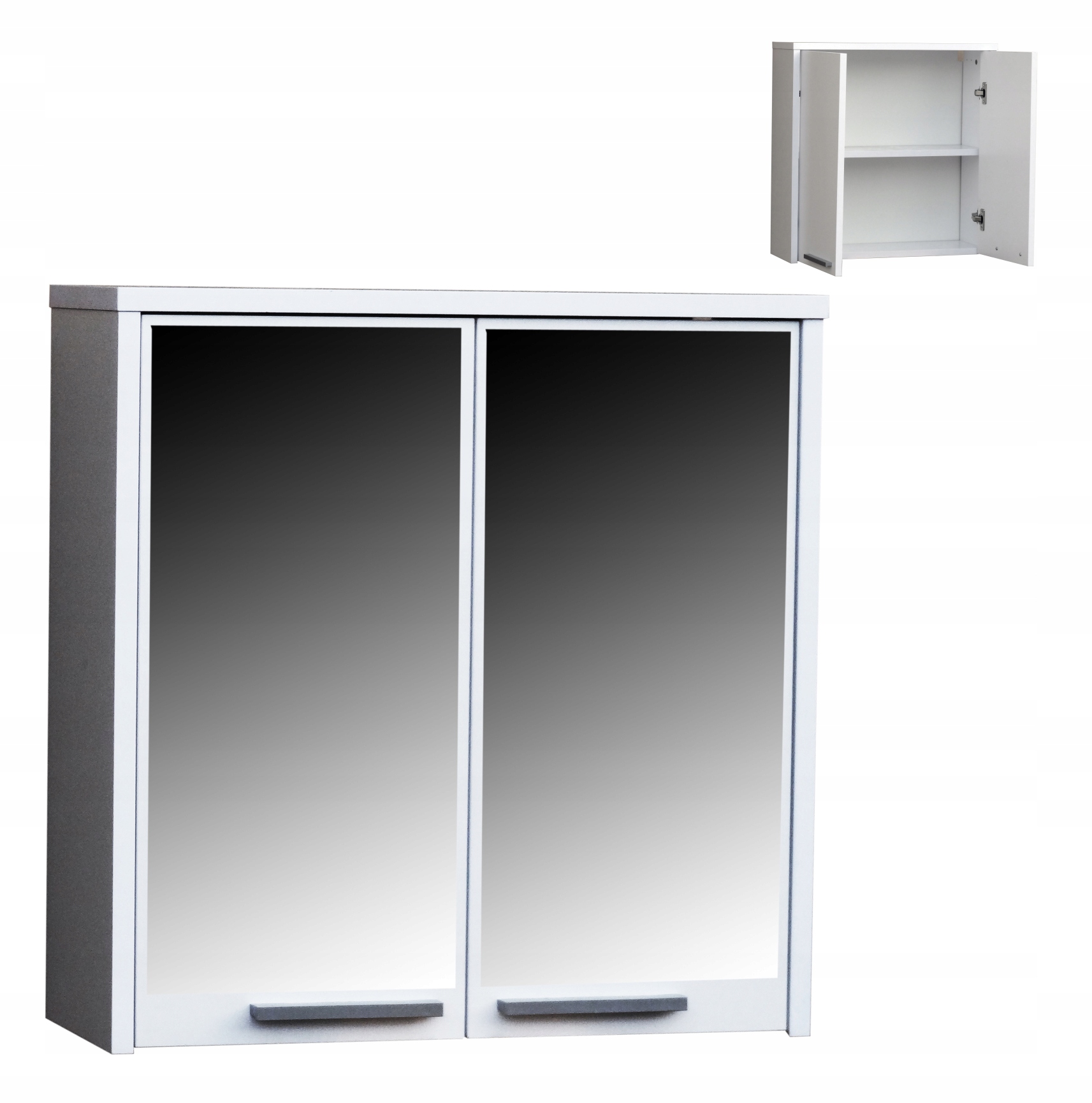 

Szafka Łazienkowa Wisząca Z Lustrem szer. 60cm 816