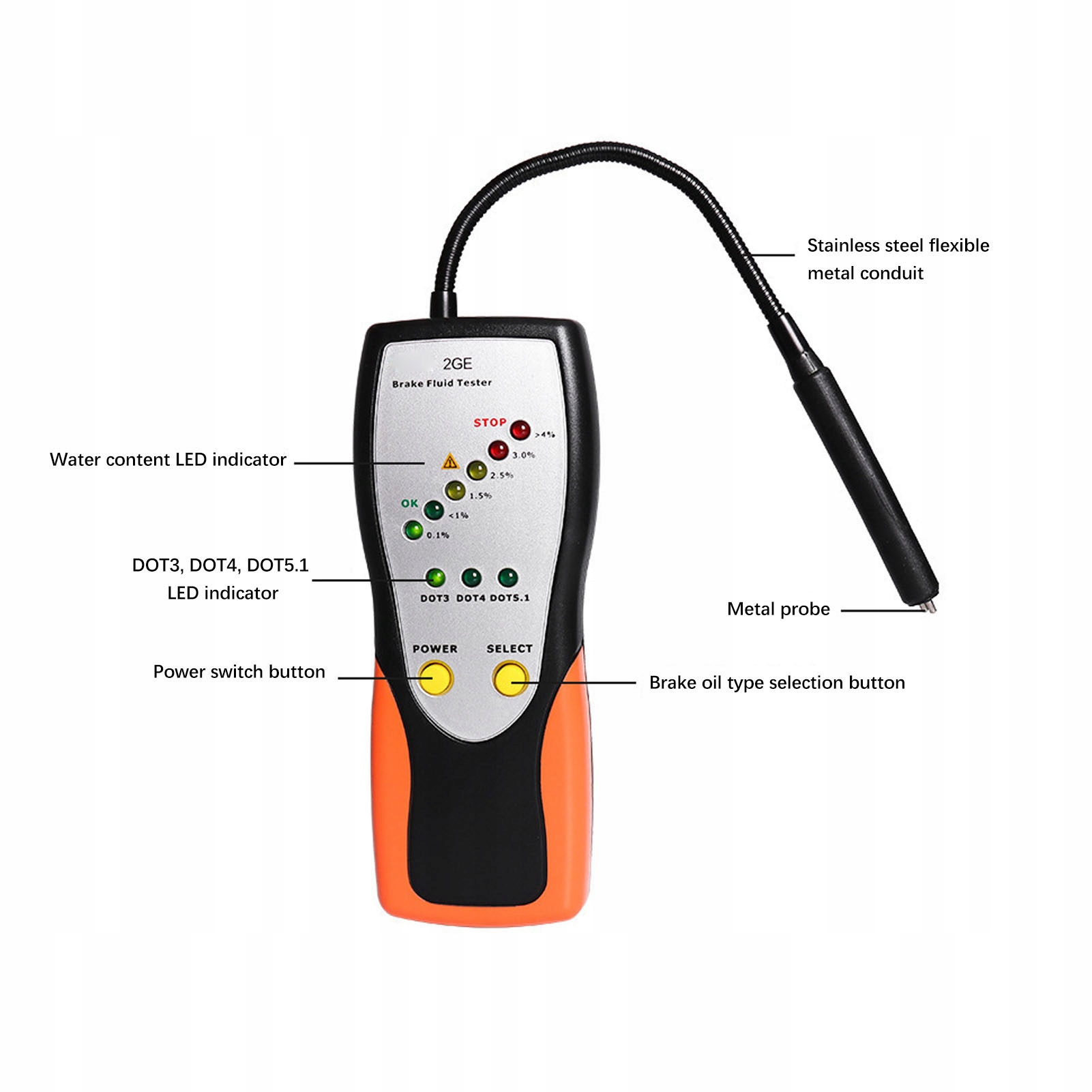 TESTER CYFROWY MIERNIK PŁYNU HAMULCOWEGO Kod producenta HOYYO8654