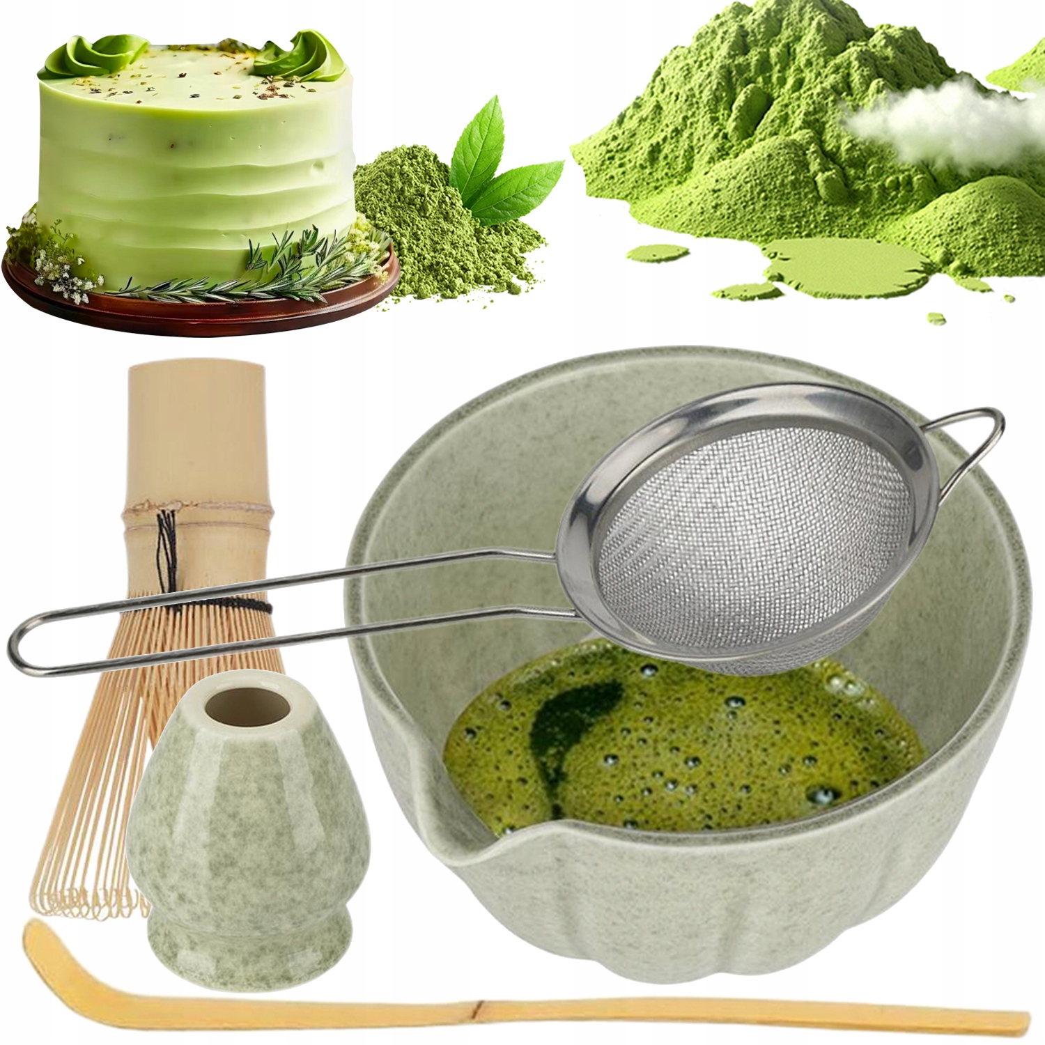 Levně Sada Na Čaj Matcha, Protiskluzový Hrnek Bez Posouvání Při Výrobě