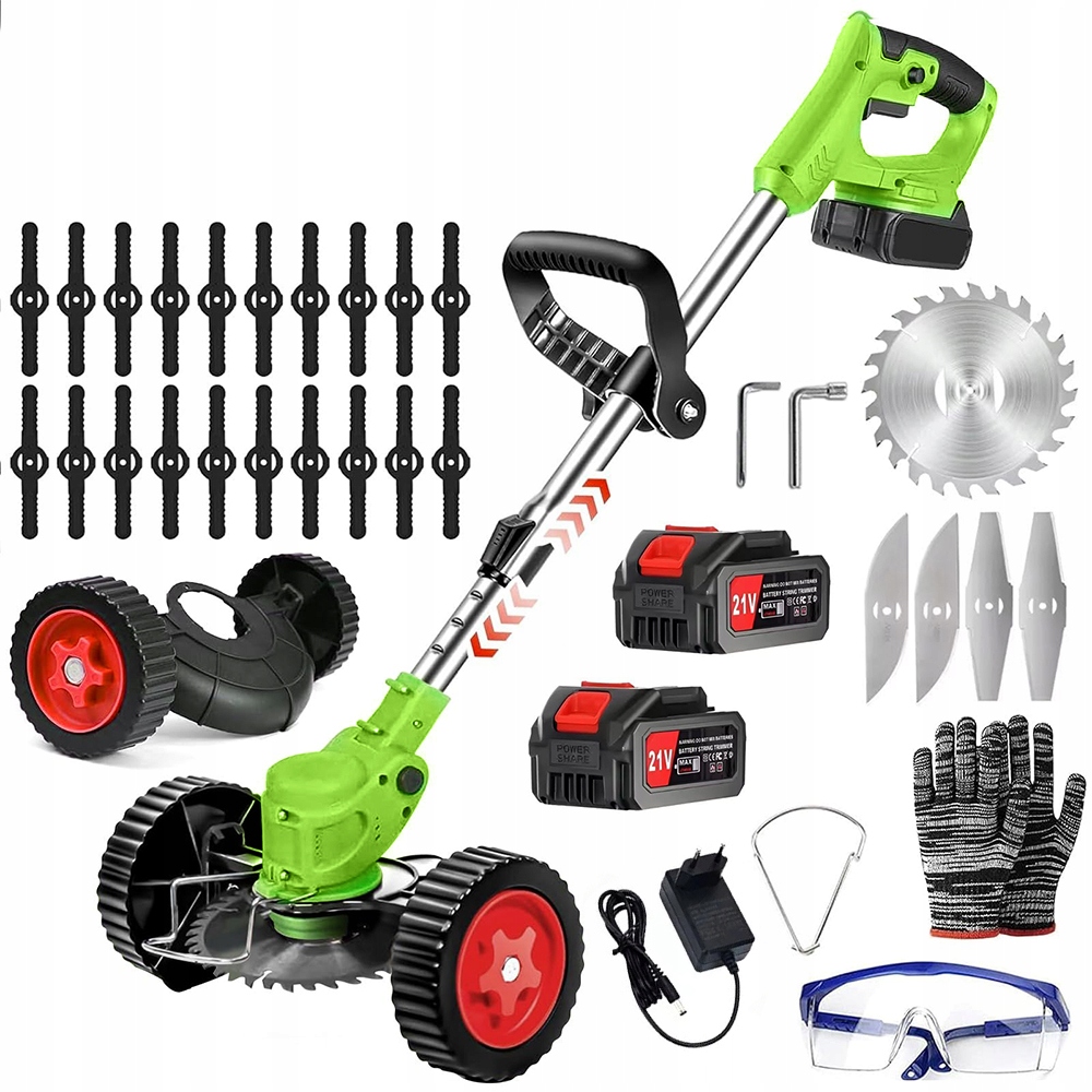 Aku Vyžínač Křovinořez S Křovinořezem 21V Z Aku Sada