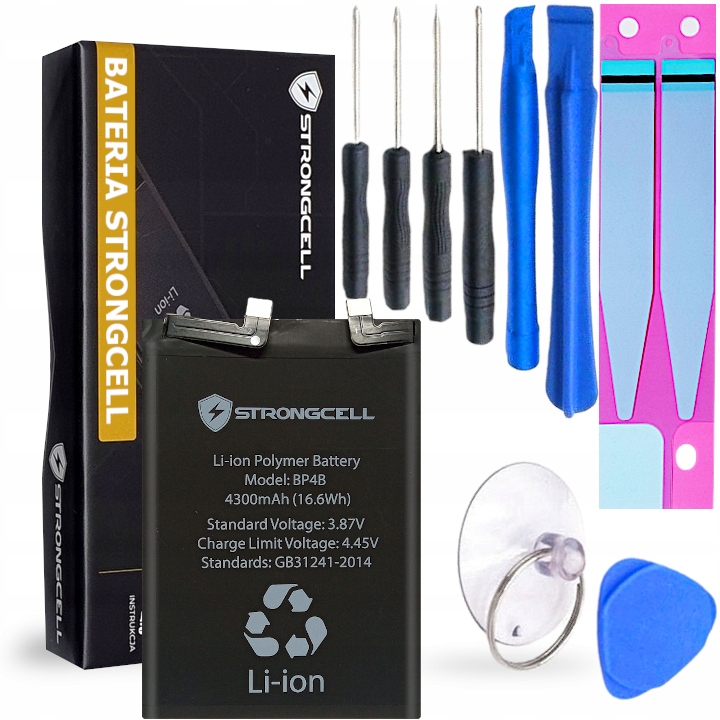 Bateria Li-ion Strongcell BP4B do Xiaomi 12 Lite, 2203129G Mocna 4300 mAh