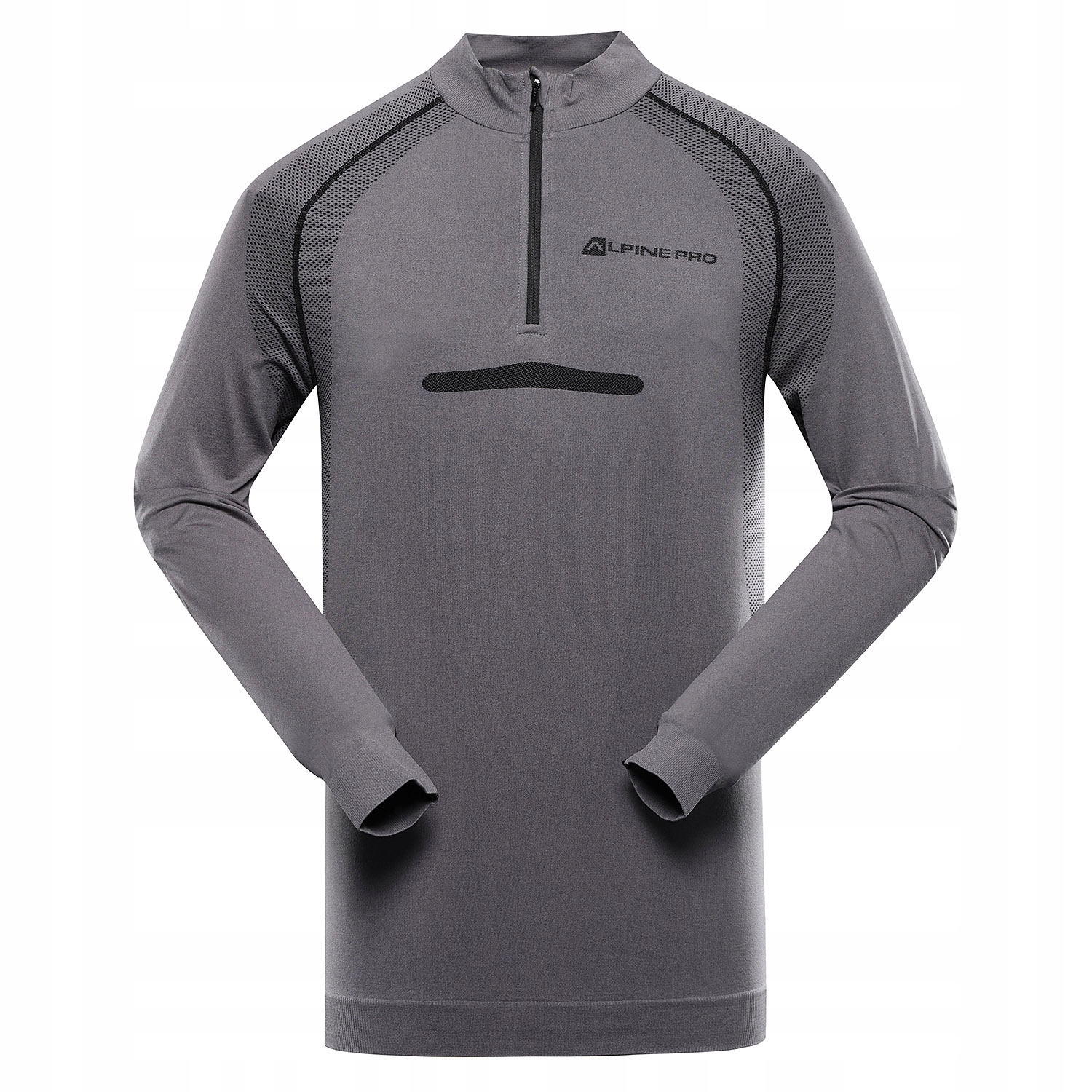 Alpine Pro Koszulka termoaktywna męska z długim rękawem Seam szary Xs-s