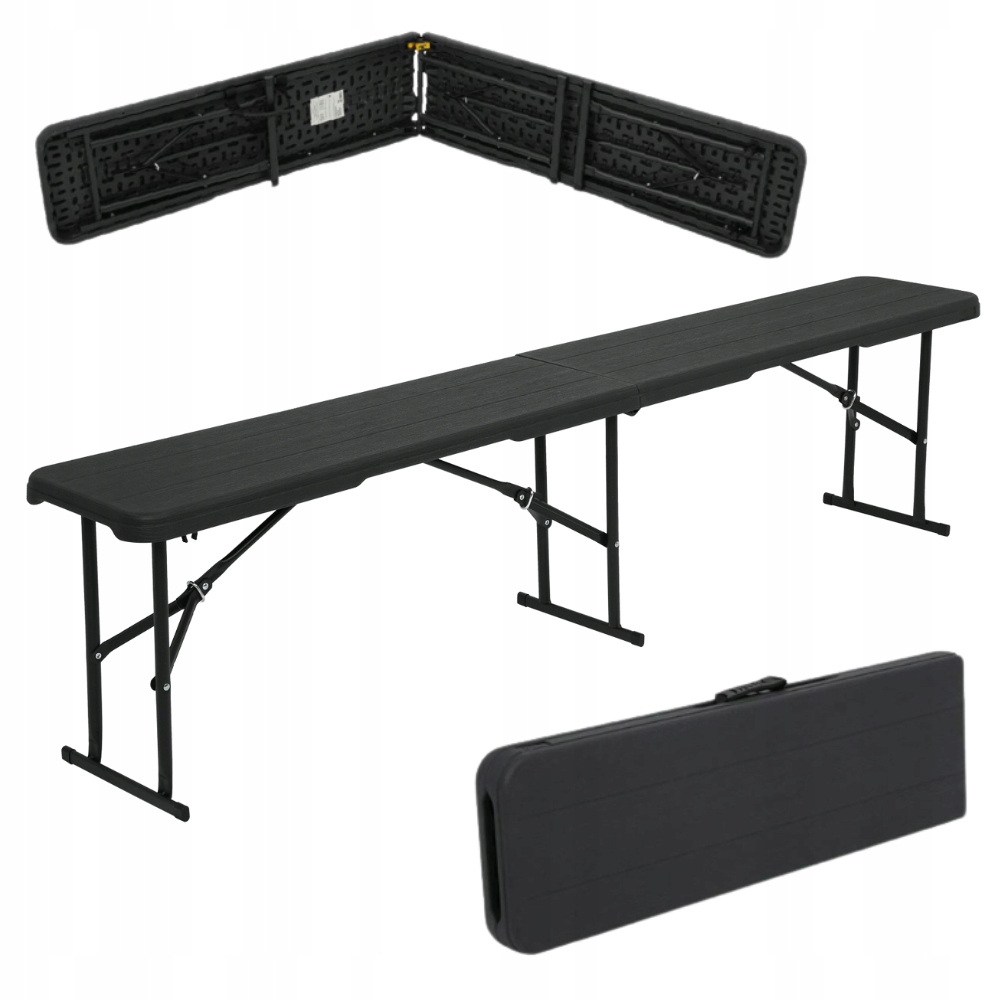 Zahradní lavice skládací cateringová eventová kempingová 183 cm