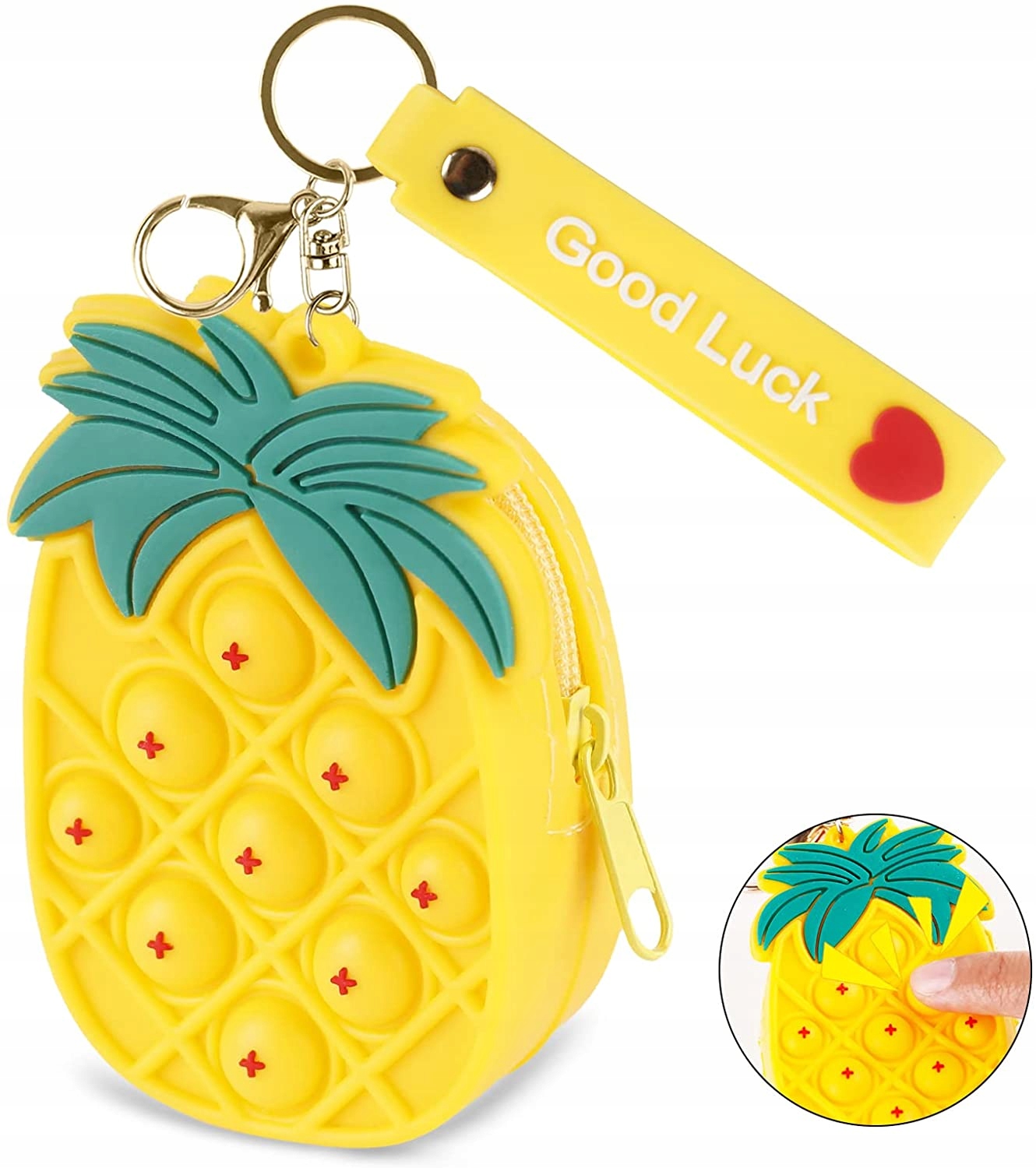 

Pop It Push Bubble Torebka Ananas Saszetka Portfel