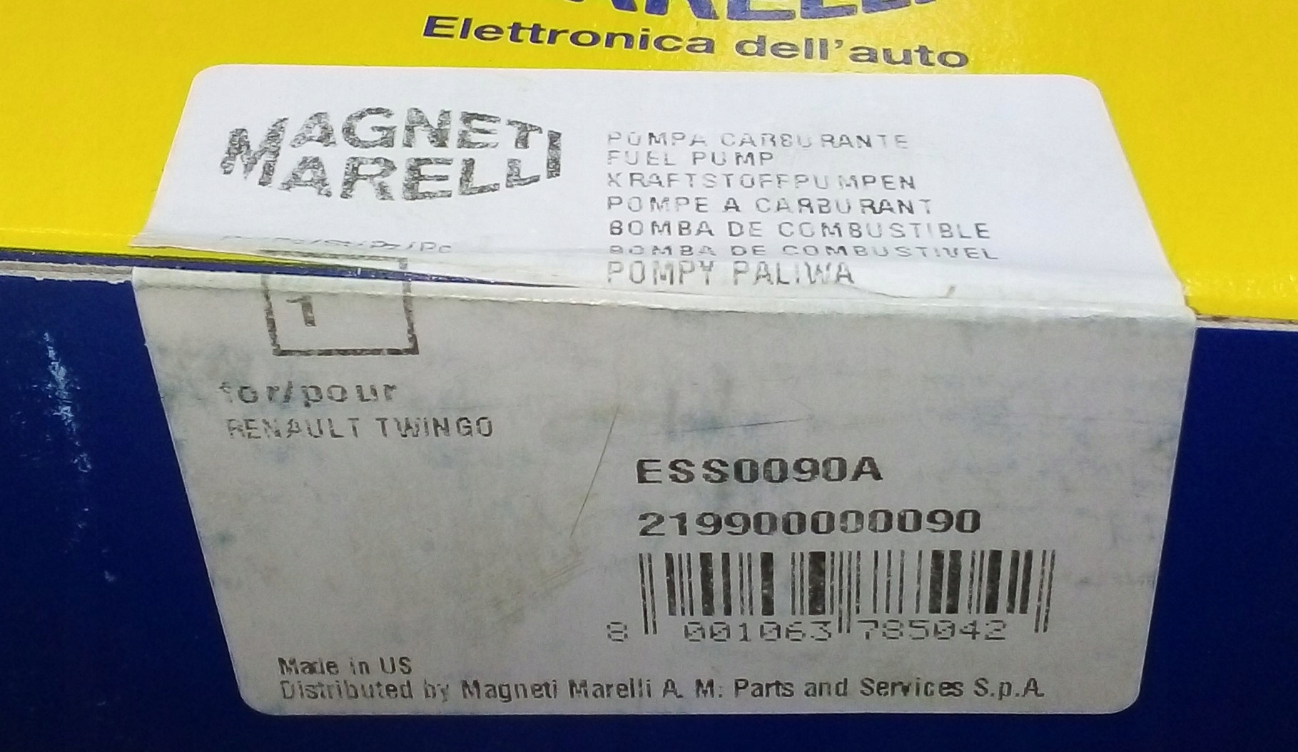magneti marelli 219900000090 топливный насос