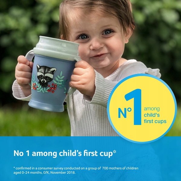 LOVI Kubek° 360 Drink Master 250 ml Wild Soul Boy Kolor niebieski