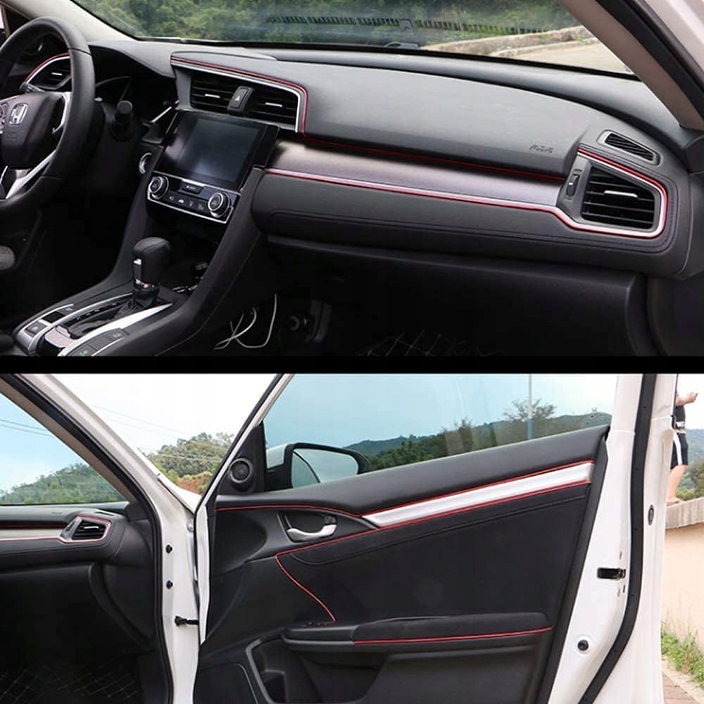 LISTWA TAŚMA OZDOBNA TUNINGOWA DO TUNINGU WNĘTRZA SAMOCHODU AUTA 5m Waga produktu z opakowaniem jednostkowym 0.087 kg