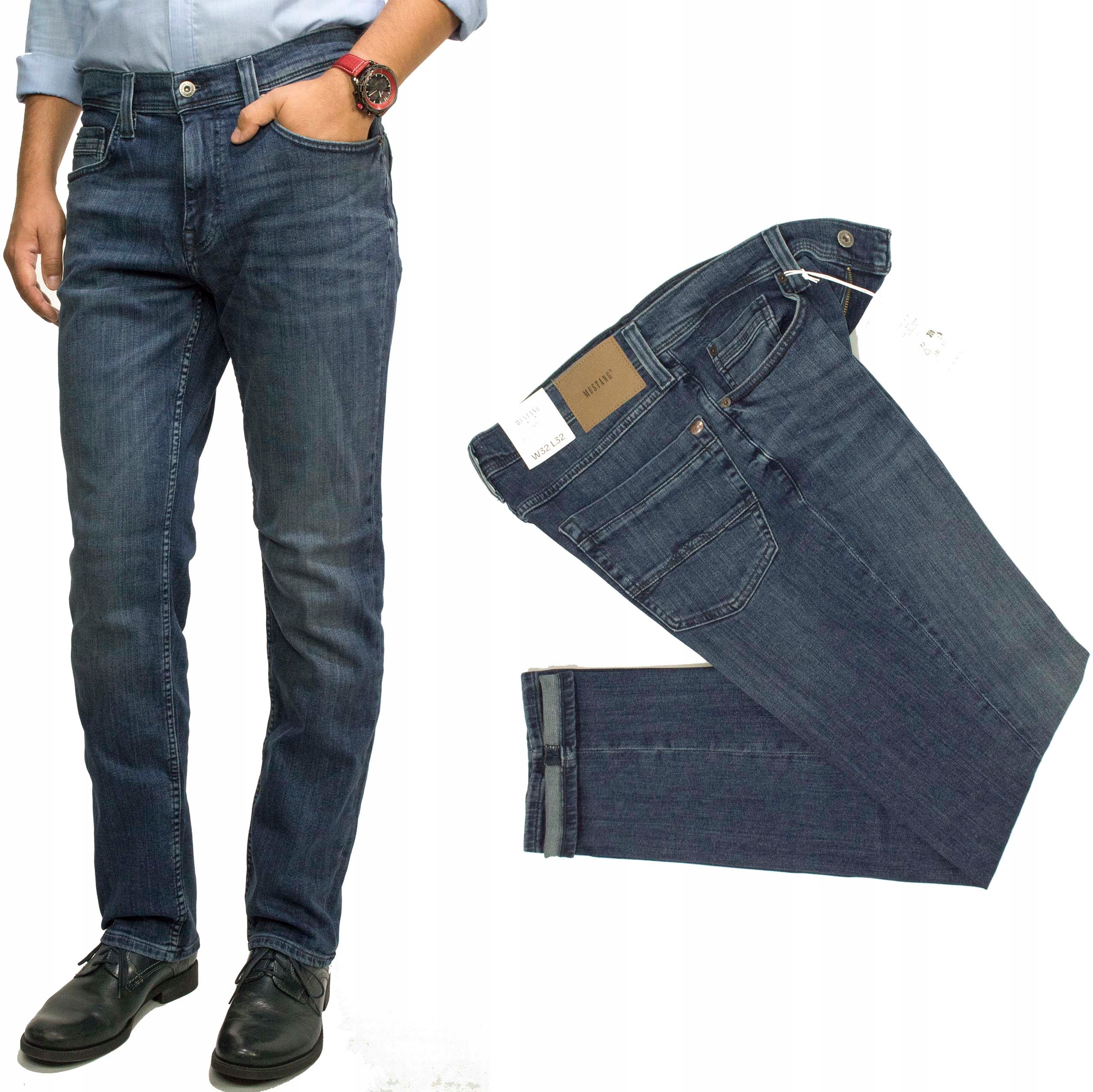 Mustang Washington Straight 883 pánské klasické džíny W34 L32