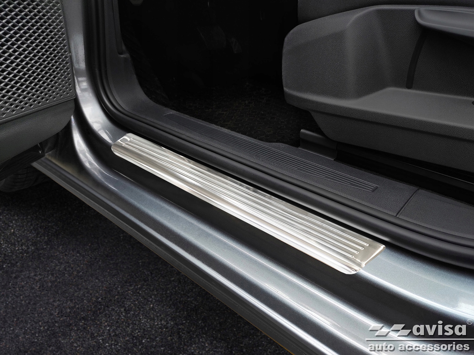 VOLKSWAGEN CADDY IV NAKŁADKI PROGOWE LISTWY NA PROGI STALOWE Numer katalogowy producenta 2/22248