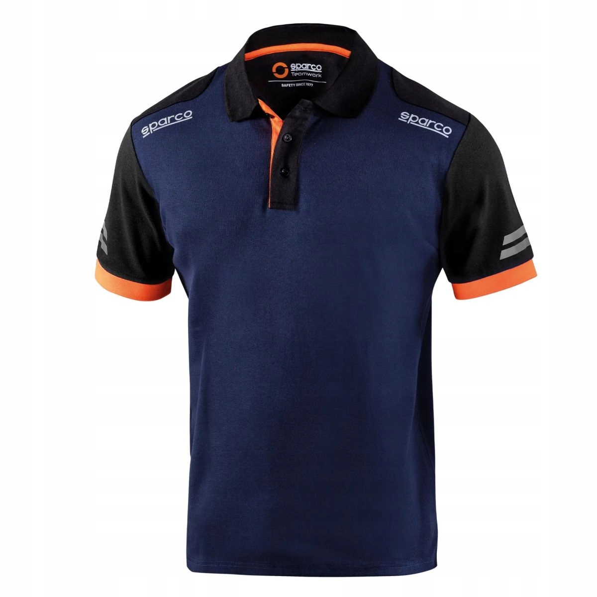 Polokošile Sparco Tech (Teamwork) modro-oranžové vel