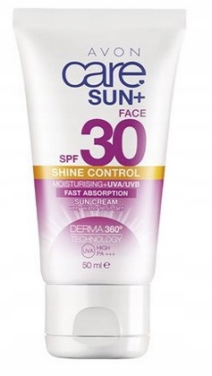 AVON SUN FACE Shine control Matujący krem nawilżająco ochronny twarzy SPF30