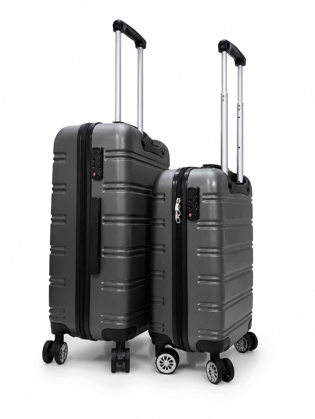 Sada kabinových kufrů střední sada Worldpack Tsa 4 tvrdá kola Abs tvrdá
