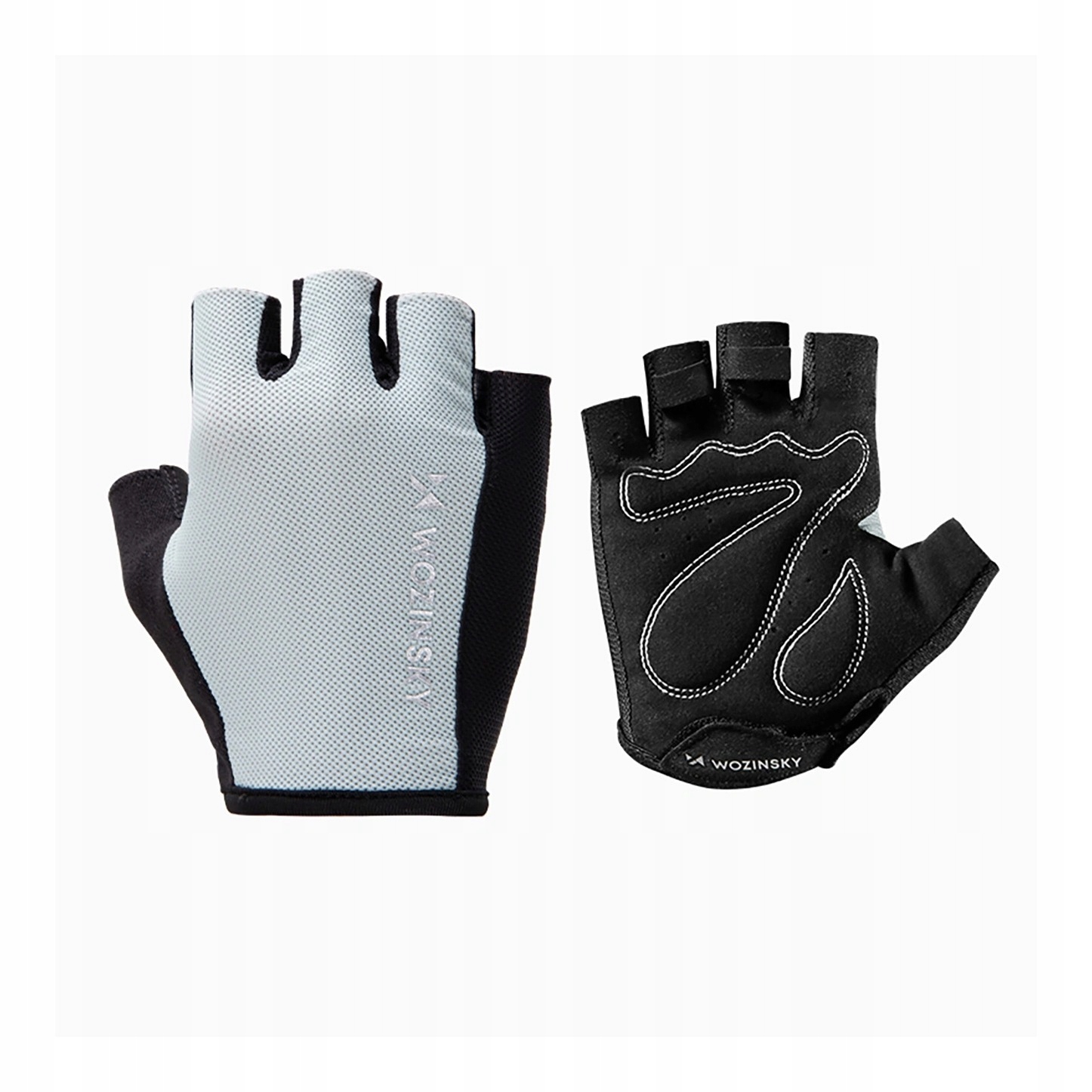 Rękawiczki rowerowe Wozinsky WRR-02L L szare