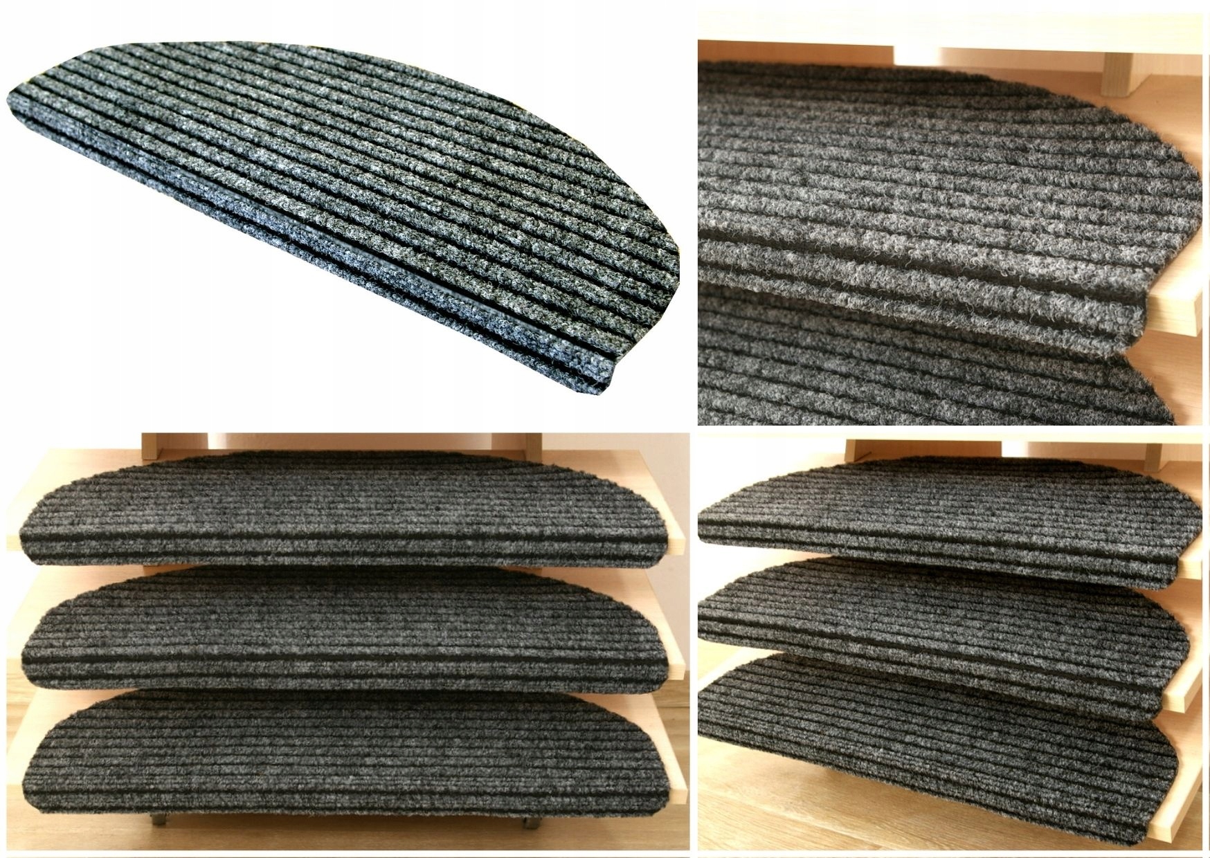 DYWANIKI NAKŁADKI NA SCHODY NA STOPNIE MOCNE PRĄŻKOWANE GRUBE TREPY STOPKI Typ nakładki uniwersalne