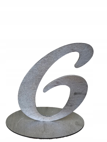 

Numery stołów wesele numerki na stolik ślub Srebro