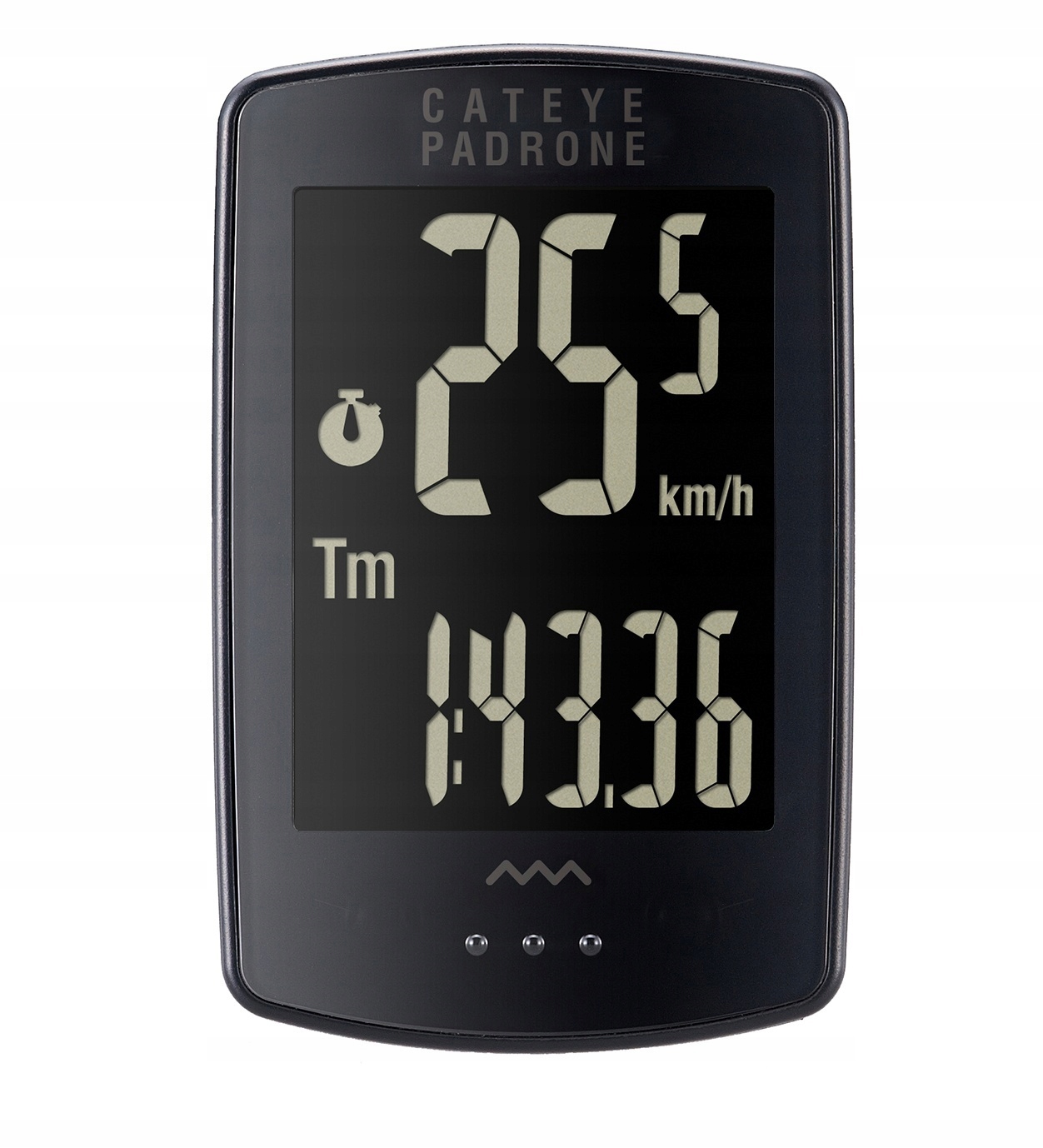 Licznik rowerowy Cateye Padrone Stealth CC-PA100W LCD