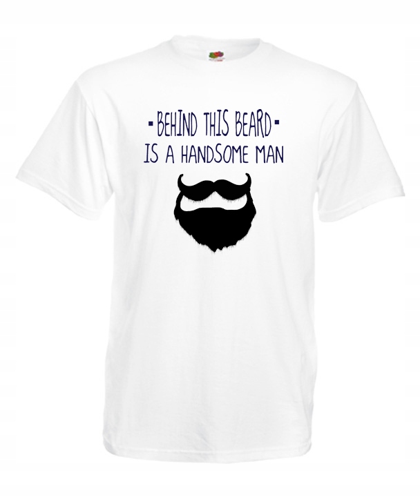 

L Koszulka Męska Trust Me I Have A Beard Broda