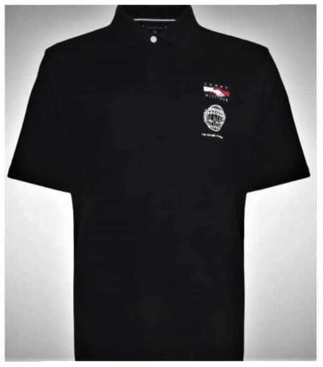 OKAZJA NA PREZENT MODNA WYGODNA KOSZULKA MĘSKA POLO TOMMY HILFIGER S CZARNA Marka Tommy Hilfiger