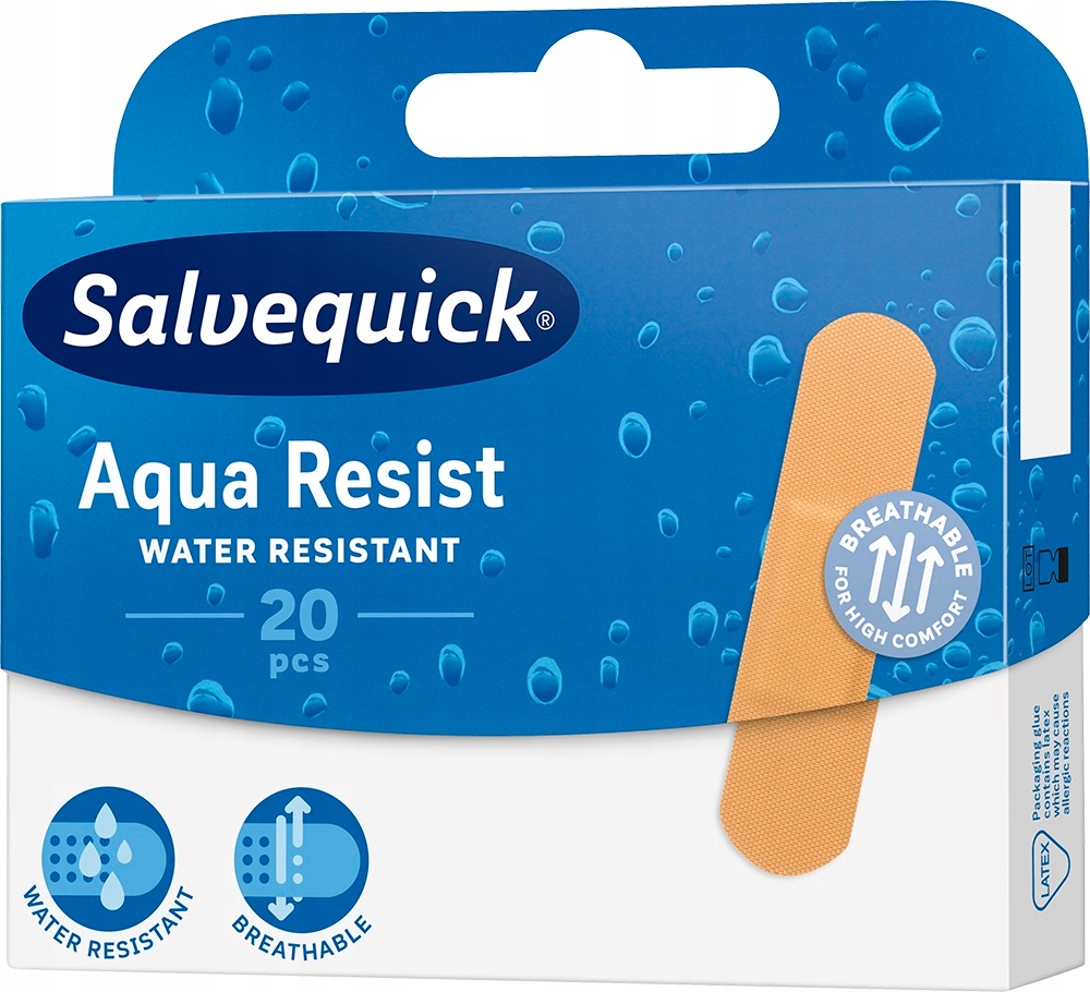 

Salvequick wodoodporne plastry opatrunkowe 20szt.
