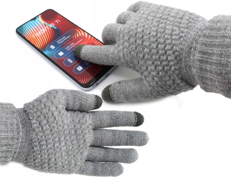 

Rękawiczki zimowe dotykowe do smartphona ciepłe