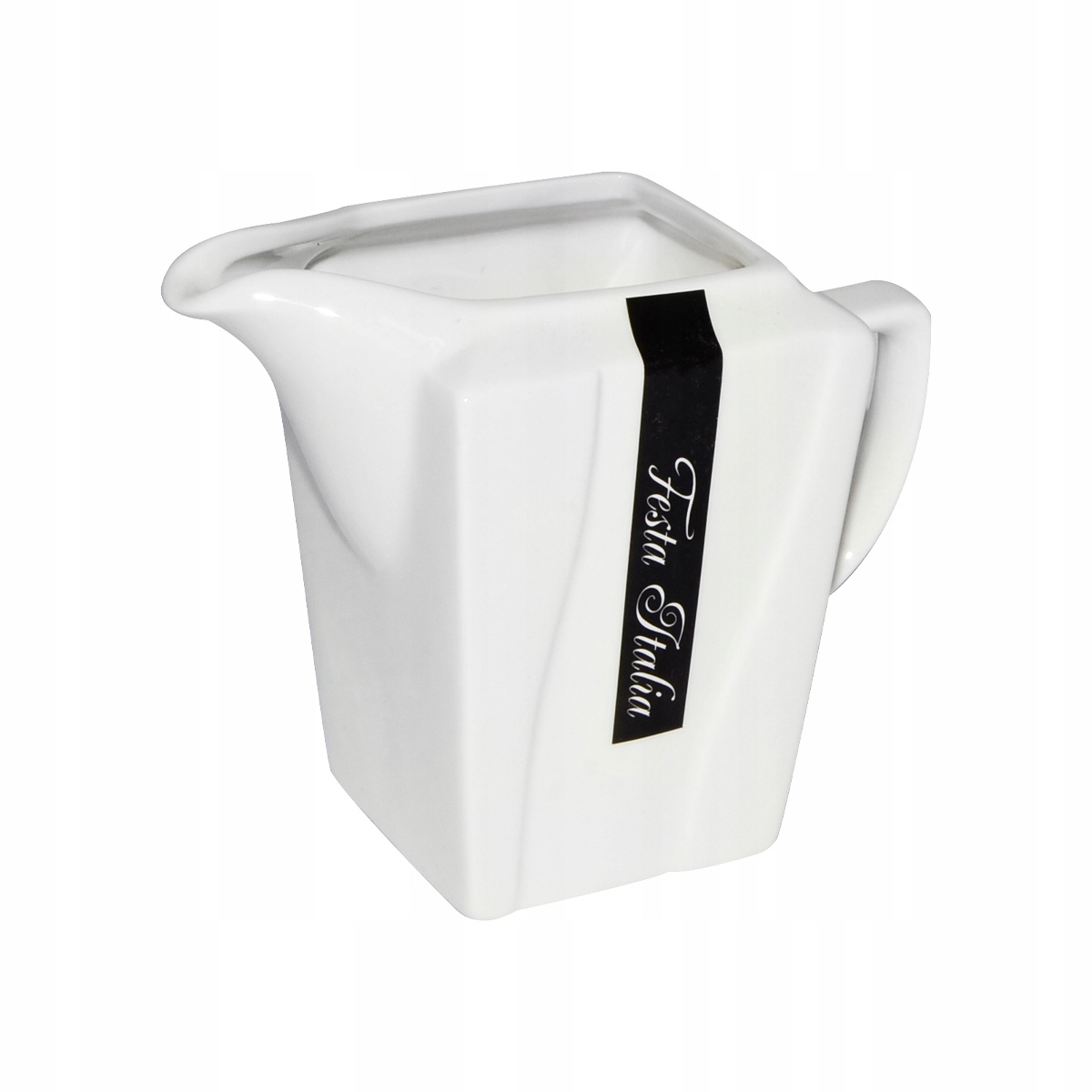 MLECZNIK PORCELANOWY 250ML VIVA DO MLEKA ŚMIETANKI KAWY WODY Z DZIÓBKIEM